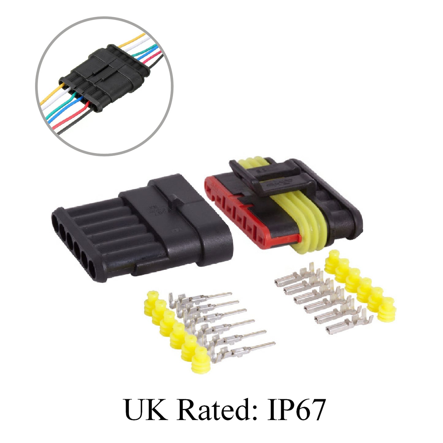 Waterproof Electrical Superseal Connectors Superseal UK Rating: IP67