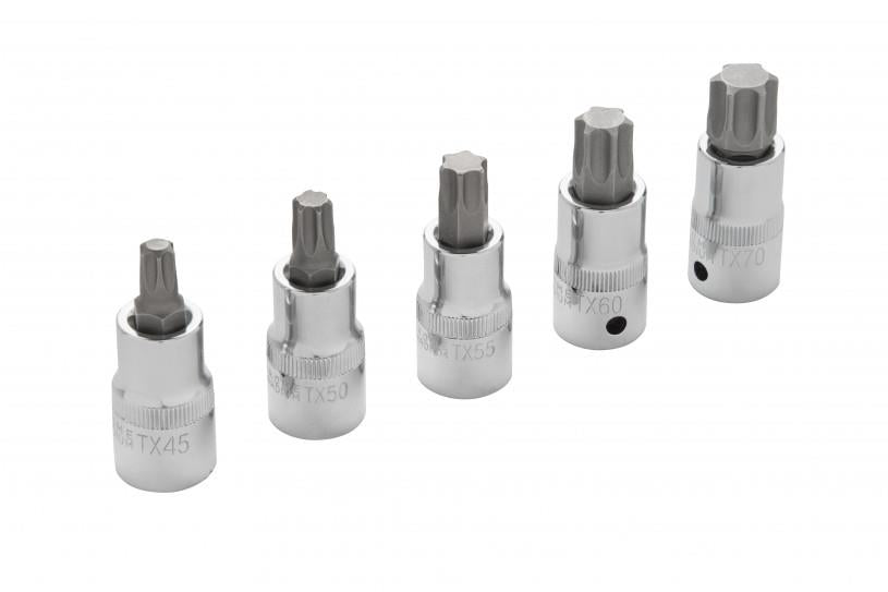 5PCE 1/2 Inch Torx Bit Set T45-T70 Eva Foam<br><br>