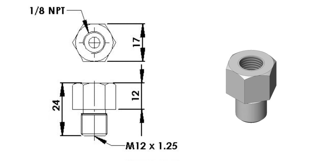 Turbosmart Fuel Pressure Regulator - FPR Adapter TS-0402-1003