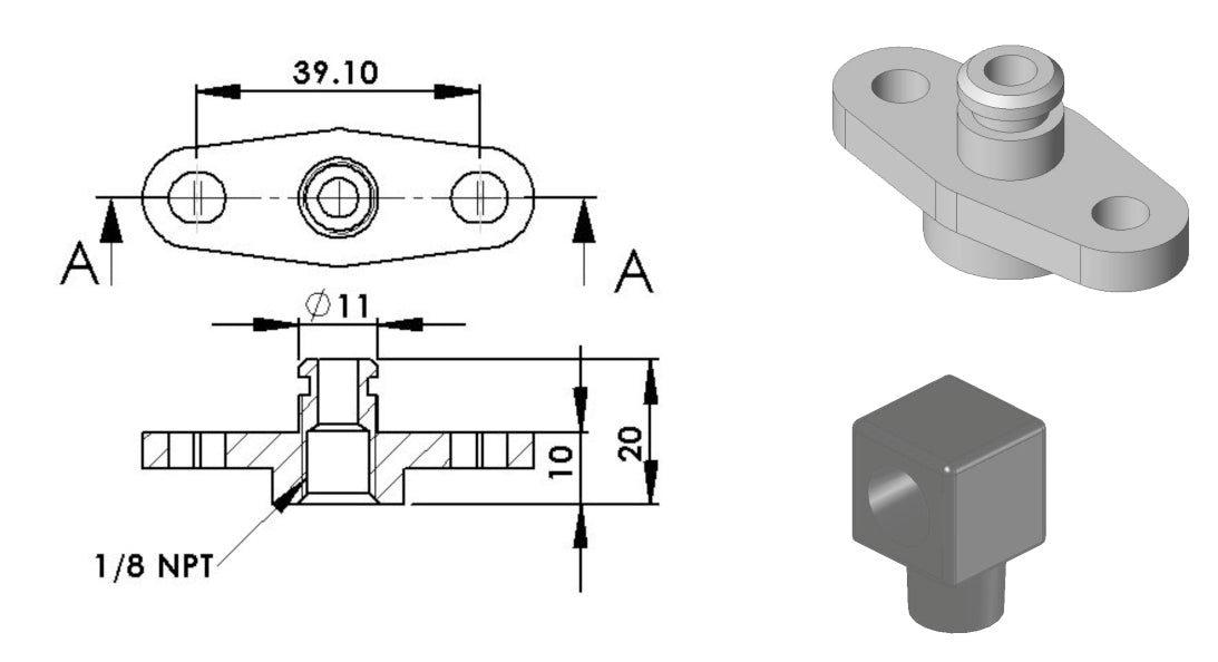 Turbosmart Fuel Pressure Regulator - FPR Adapter TS-0402-1014