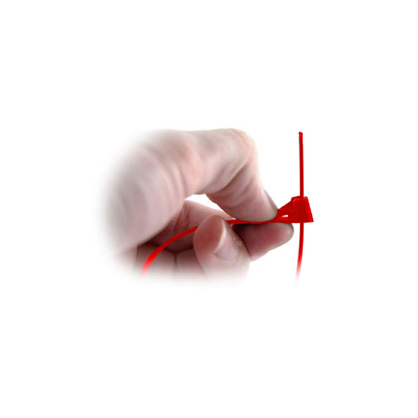 100 x Red Releasable Cable Tidy Zip Ties<br> Menu Options