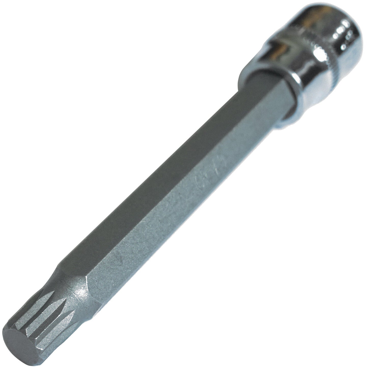 7 PCE Chrome 3/8" Extra Long Spline Socket Bit Set M4-M10