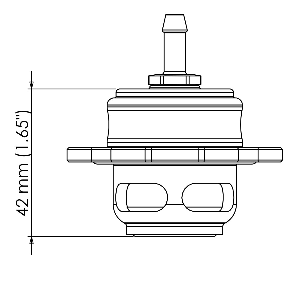 Turbosmart BOV Kompact Shortie - Plumb Back TS-0203-1261