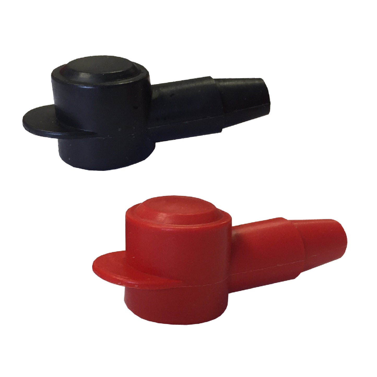 2 x Battery Terminals Angled Stud Covers Positive & Negative