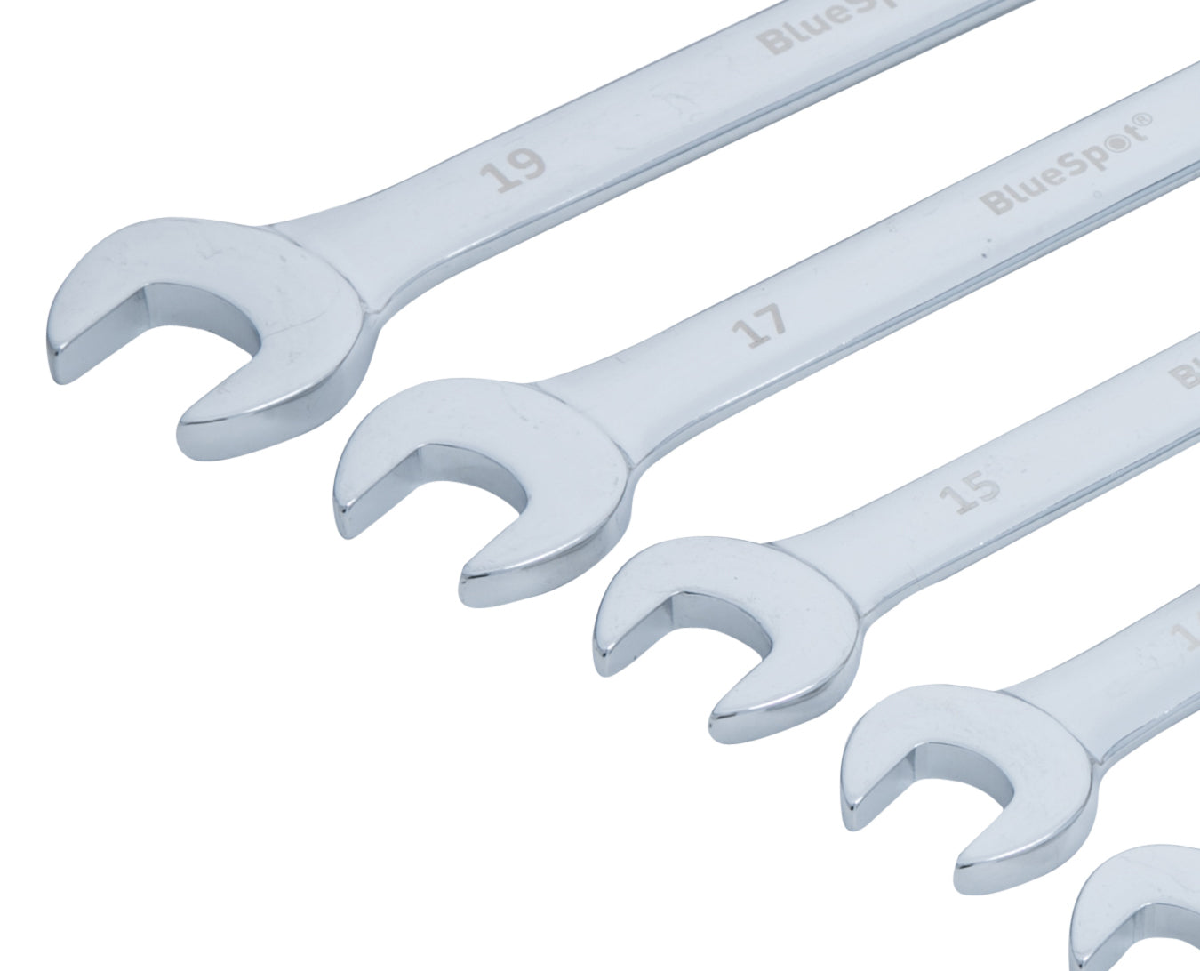 11 PCE Chrome Metric Combination Spanner Set 6-19mm, Inc Carrying Case