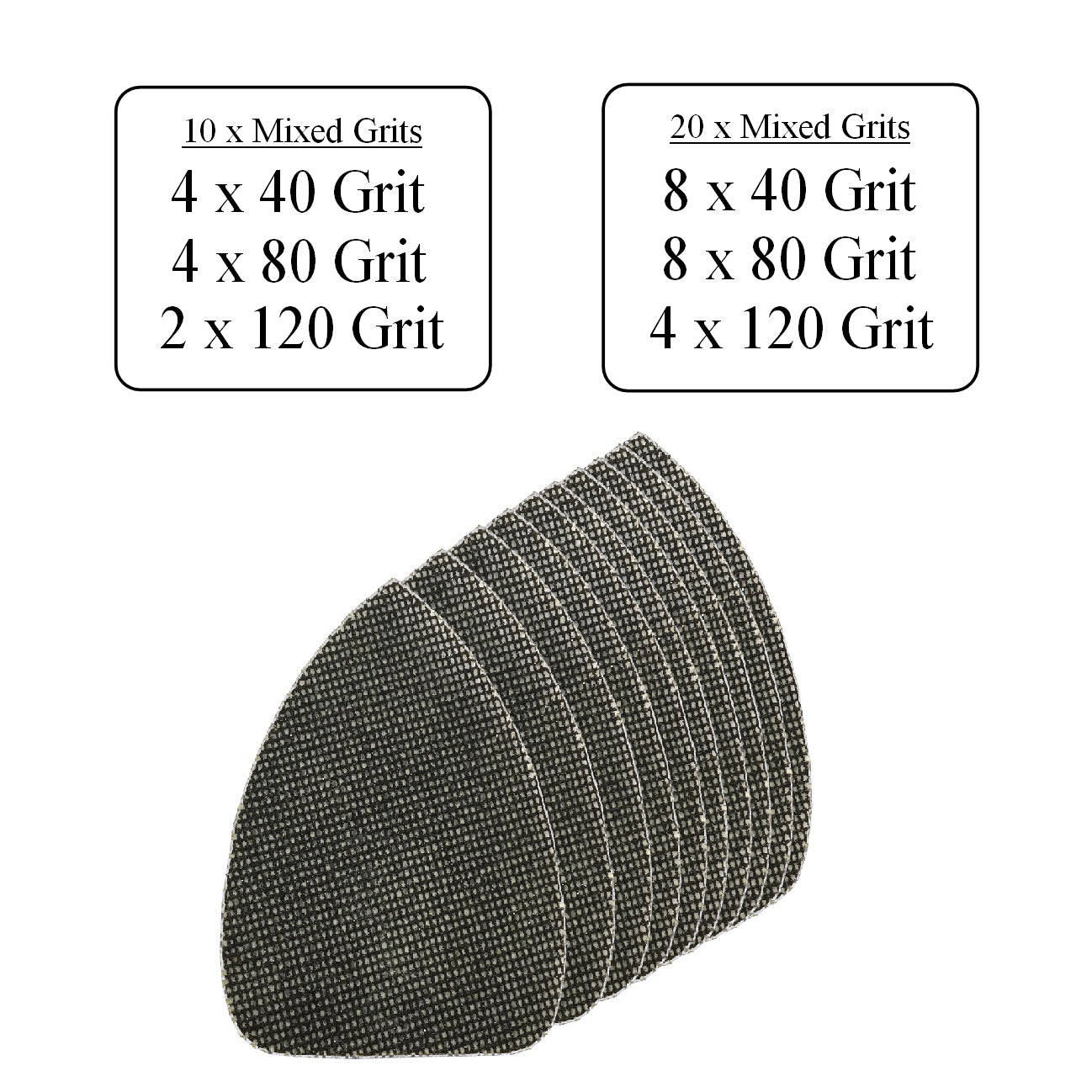 Hook & Loop 140 x 100mm Mesh Sanding Sheets<br> Menu Options