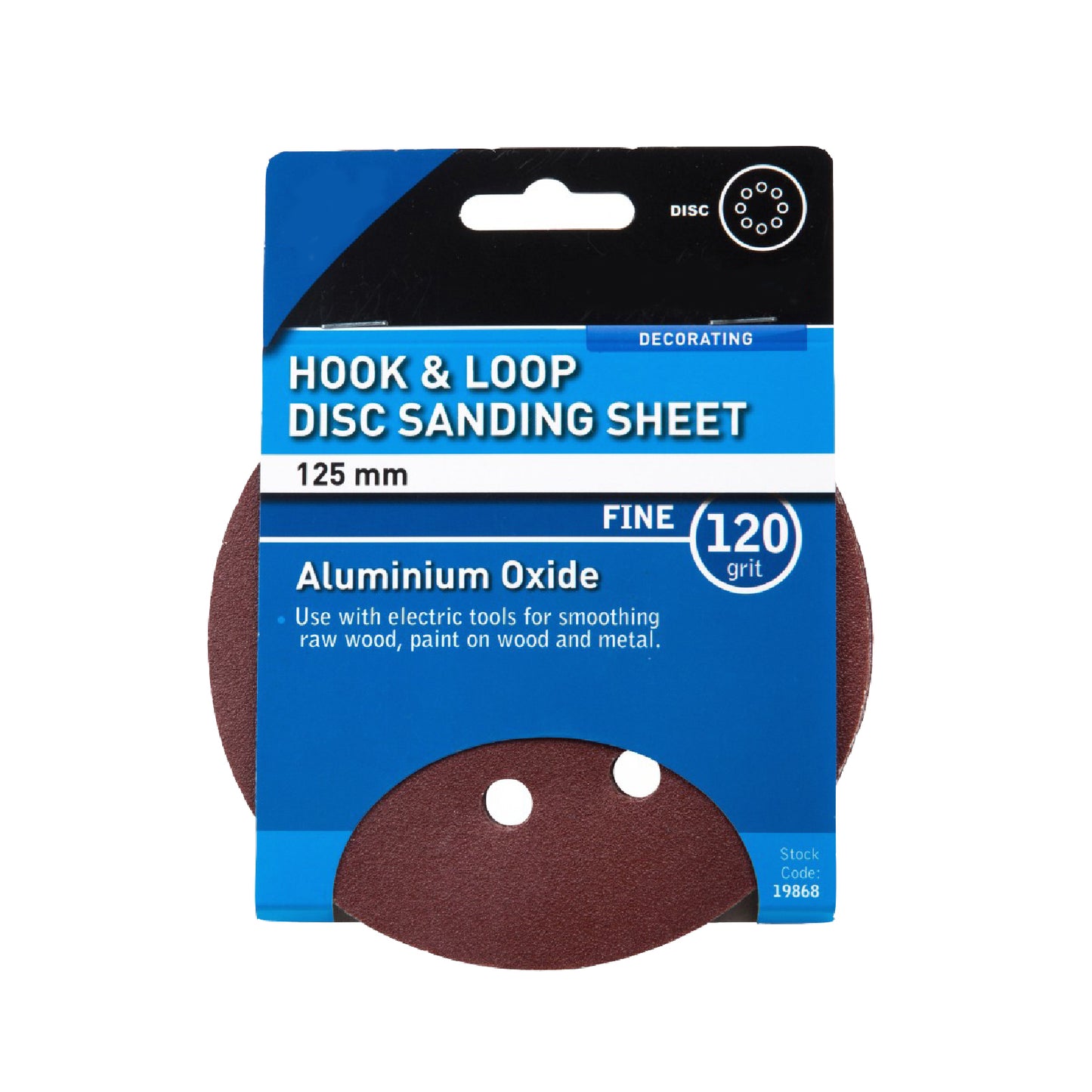 Hook and Loop 125mm Orbital Sanding Discs Velcro Pads