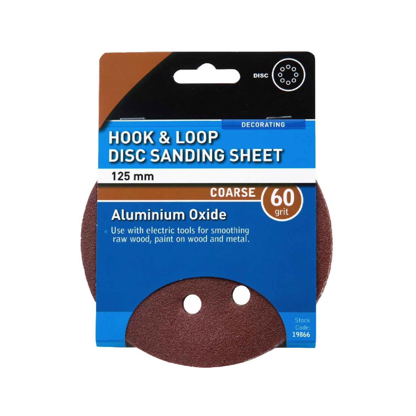 Hook and Loop 125mm Orbital Sanding Discs Velcro Pads