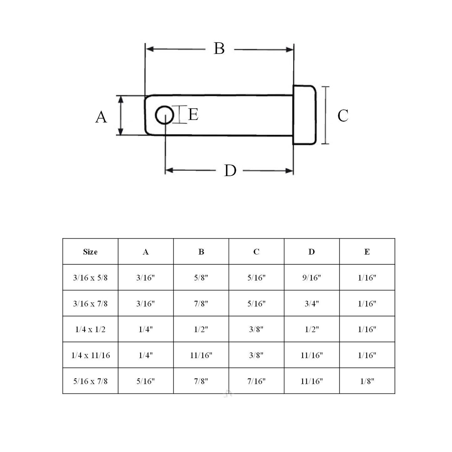 60 x Assorted Imperial<br>Clevis Pins Fasteners<br><br>