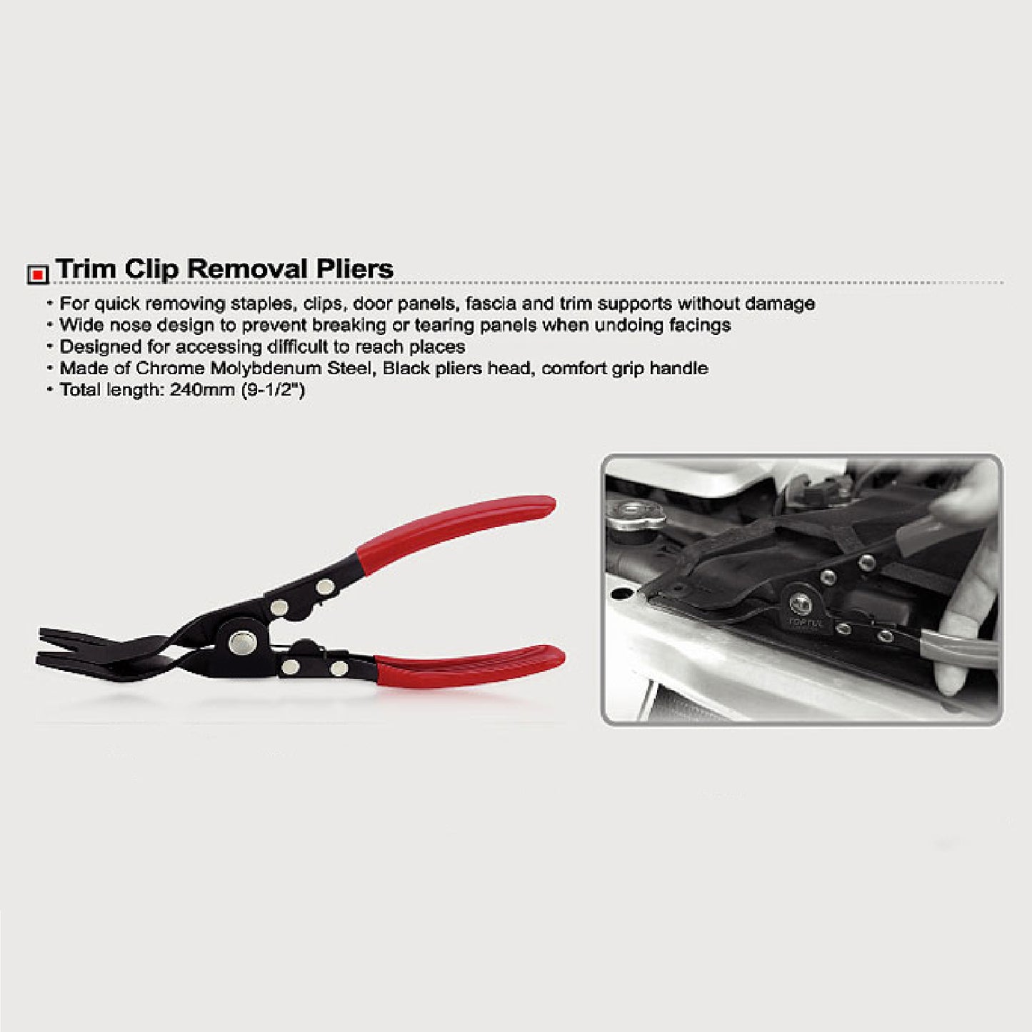 Trim Clip Removal Pliers, Dashboard, Door Panels & Bodywork