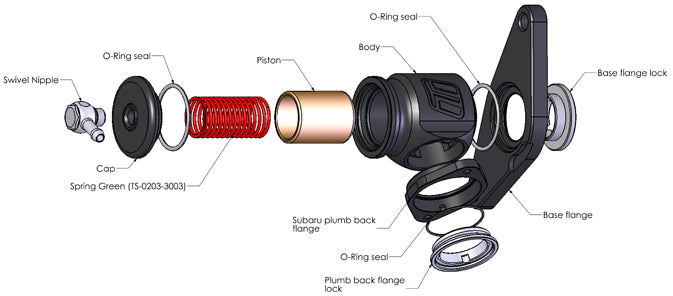 Turbosmart BOV Kompact Plumb Back - Subaru TS-0203-1215