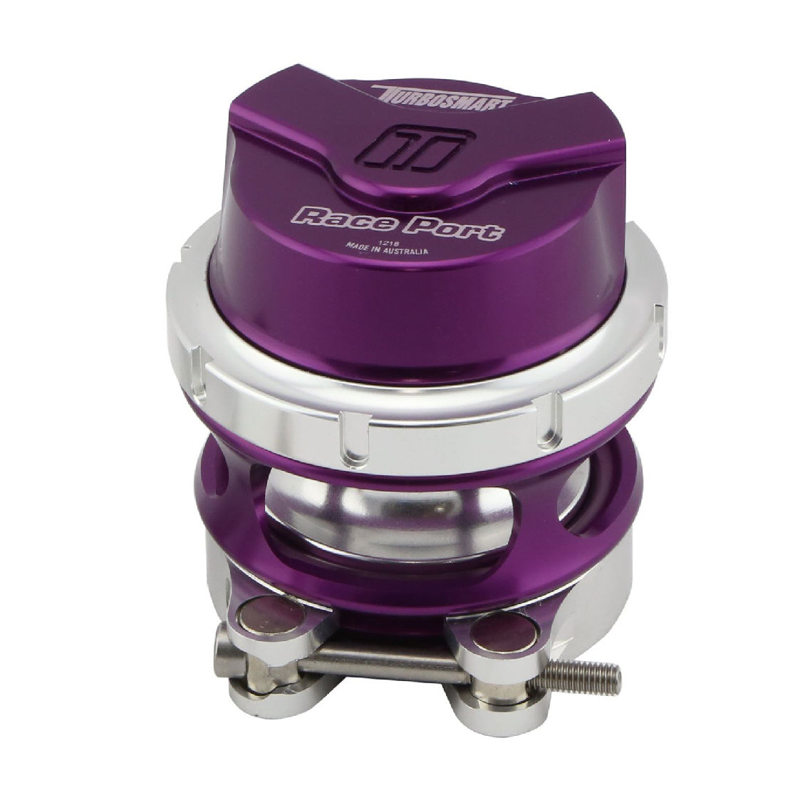 Turbosmart BOV RacePort Female GenV - Purple No Weld Flange TS-0204-1143