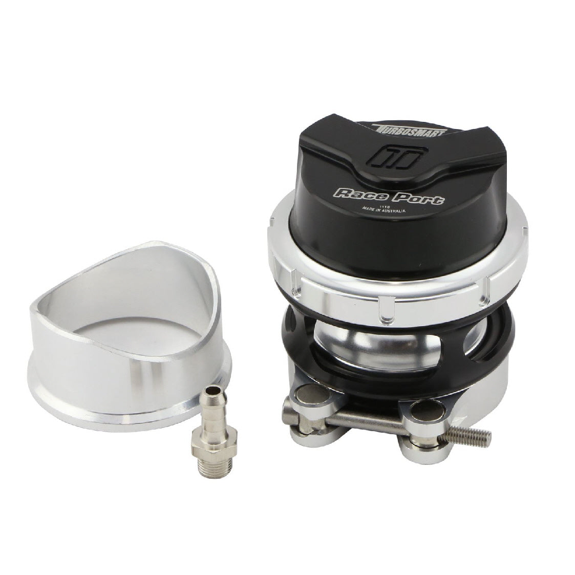 Turbosmart BOV RacePort GenV Supercharger - Black TS-0204-1152 Blow Off Valve