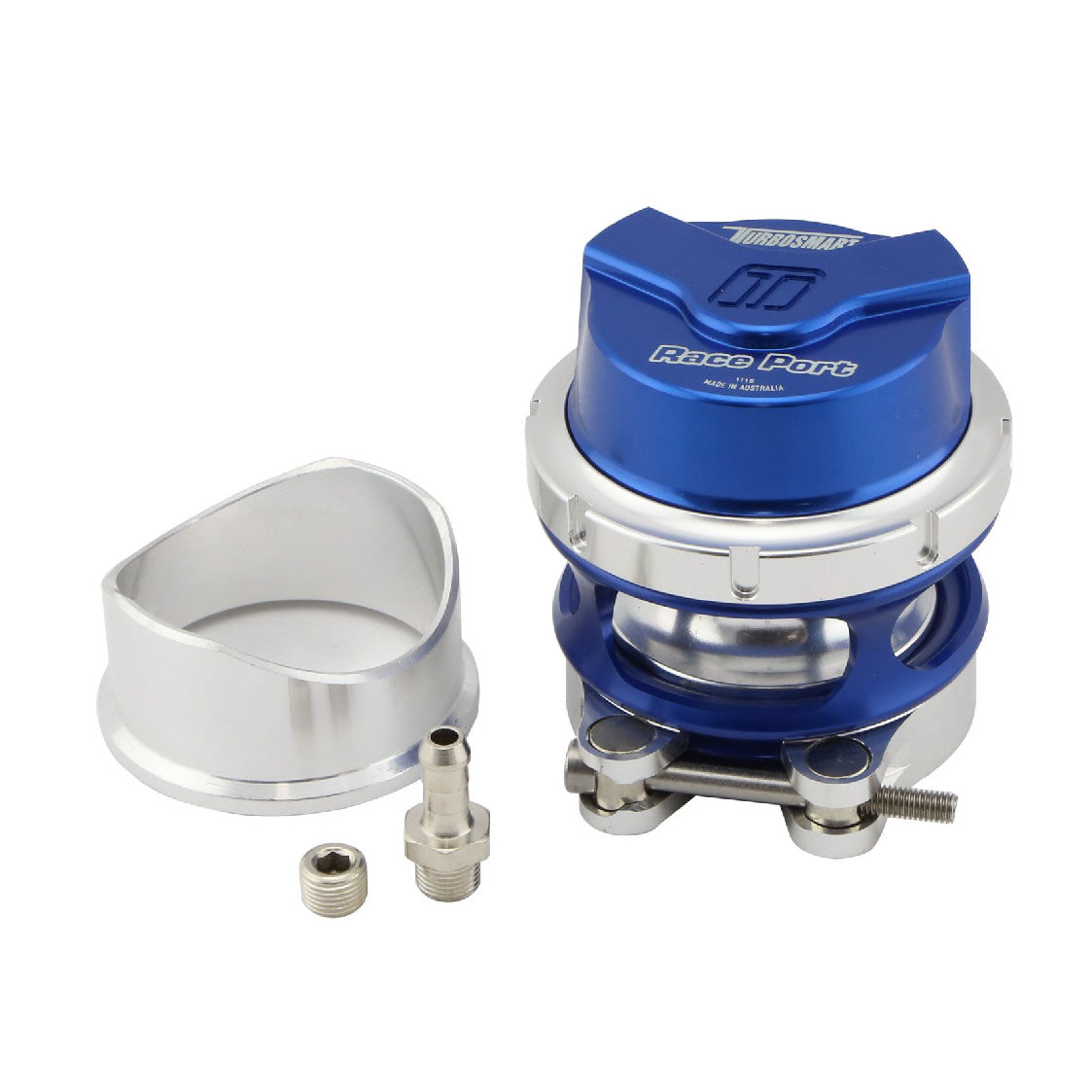 Turbosmart BOV RacePort GenV Supercharger - Blue TS-0204-1151 Blow Off Valve