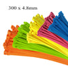 100 x Fluorescent Nylon Cable Ties 300 x 4.8mm<br>Menu Options
