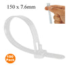100 x Releasable Cable Tidy Zip Ties<br> Menu Options