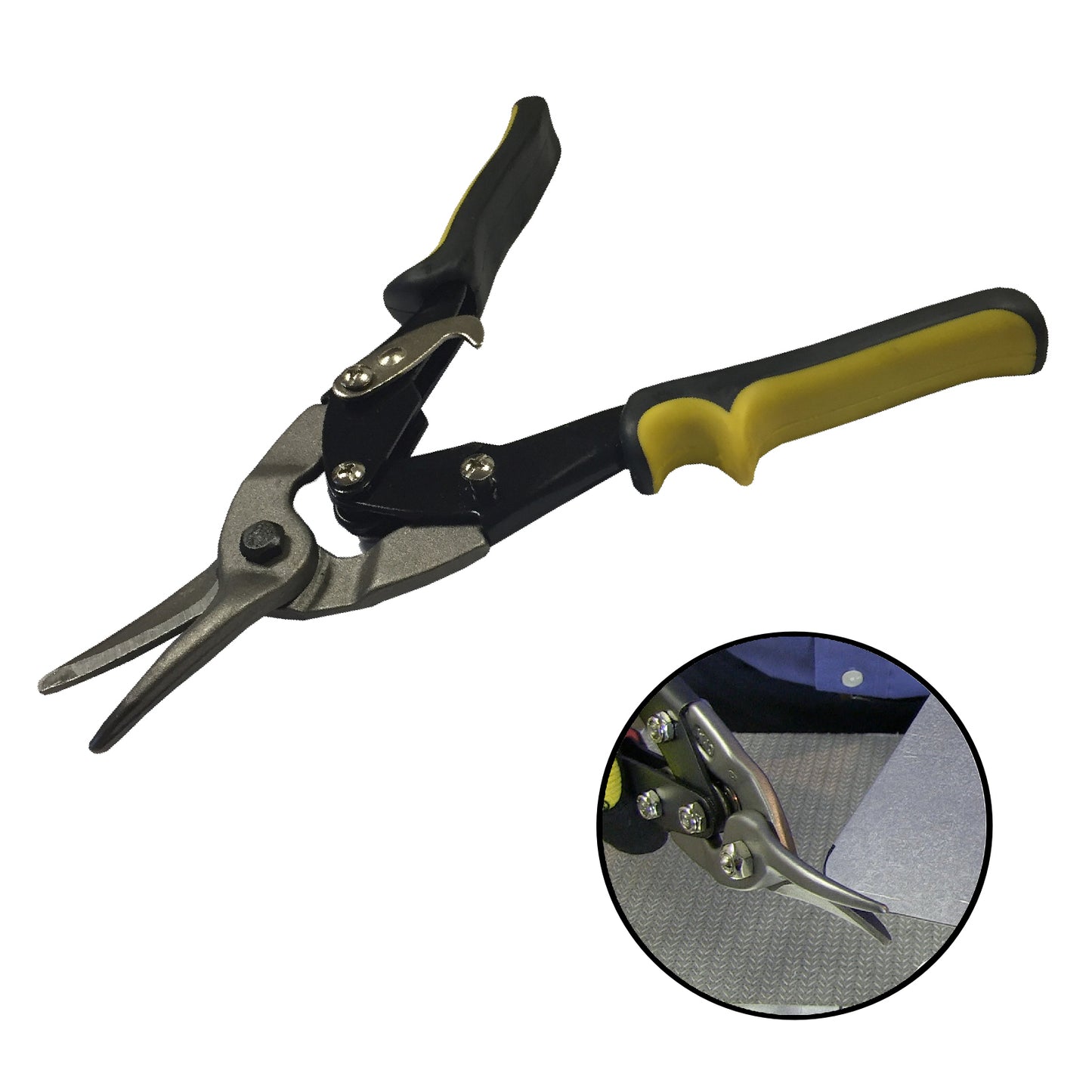 Aviation Tin Snips 10 Inch  Straight Cut Metal Shears<br><br>