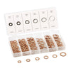 110 x Assorted Copper Washers 6-16mm for Sump Plugs & Hydraulics