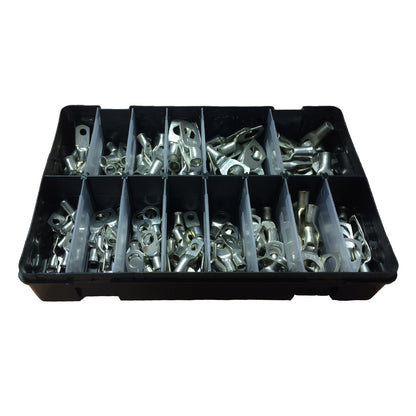 140 x Assorted Copper Battery Terminals Crimp or Solder