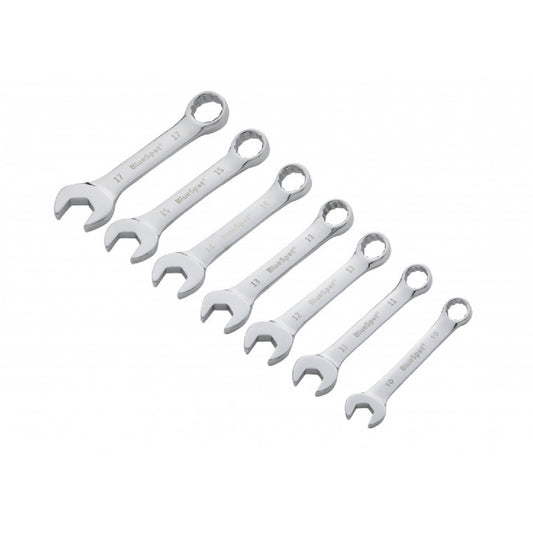 7 PCE Chrome Stubby Spanner Set 10-17mm<br><br>