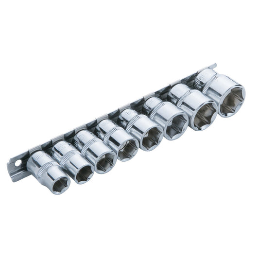 8 PCE 3/8 Inch, Metric Socket Set 10-19mm<br><br>