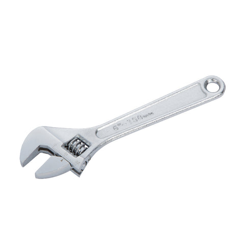 Chrome Adjustable 150mm Wrench, Features 21mm Offset Jaw Width