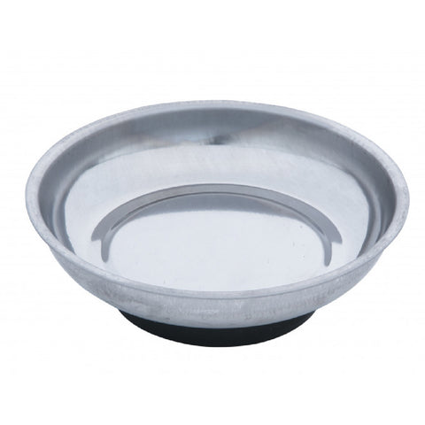 Stainless Steel 100mm Magnetic Dish, With Rubberised Base