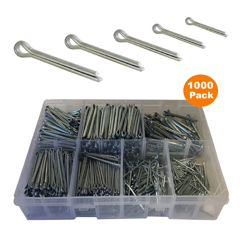 1000 x Assorted Metric Cotter Split Pins<br><br>