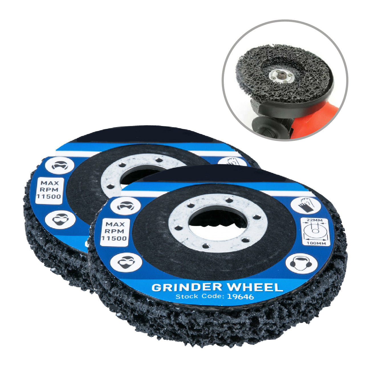 Paint & Rust Removers for 4 Inch Angle Grinders<br><br>