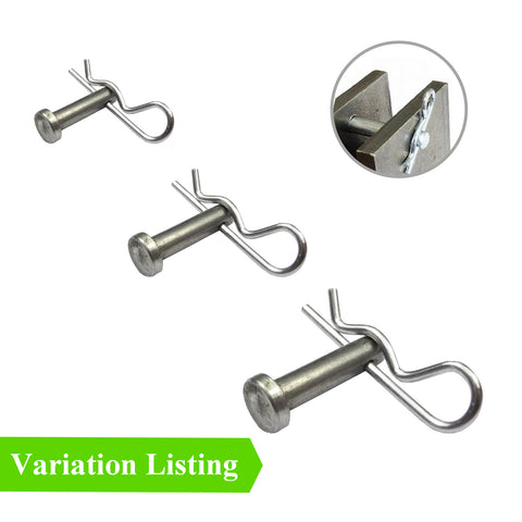 Metric Clevis Pins <br> Fasteners with R Clips <br> Menu Options