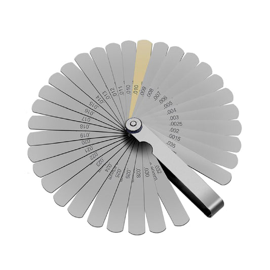 Feeler Gauge 32 Blades Measures Metric & Imperial <br><br>