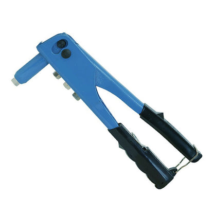 Hand Pop Riveter Gun 4 Head Nozzles Sizes 2.4mm, 3.2mm, 4.0mm & 4.8mm