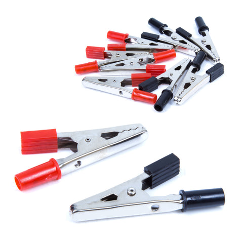 20 x Universal  Insulated Electrical Crocodile Clips <br>5 Amp