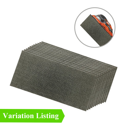 Hook and Loop 1/2 Mesh Sanding Sheets 115 x 230mm<br>Menu Options