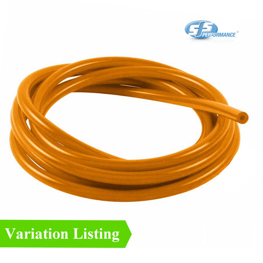 SFS 1 Metre Orange Silicone Vacuum Hose<br>Menu Options