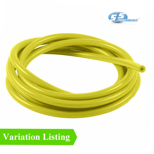 SFS 1 Metre Yellow Silicone Vacuum Hose<br>Menu Options