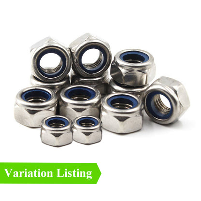 Nylon Insert Steel Locking Nuts<br><br>