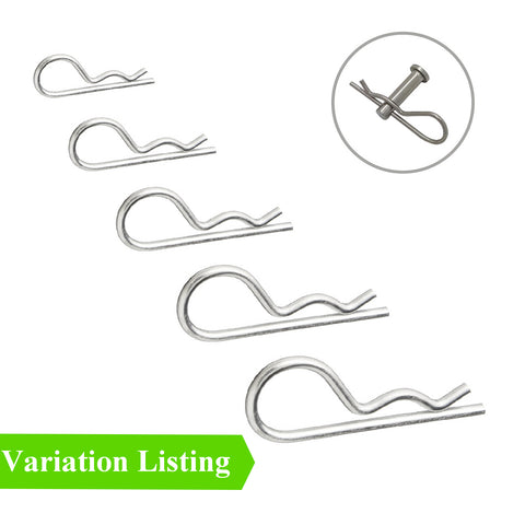 R Clips for Securing <br>Clevis Pins<br>Menu Options