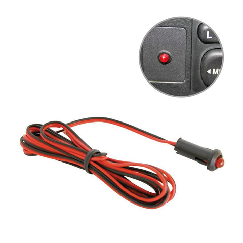 Red LED 12v Flashing Dummy Alarm Warning Light<br><br>