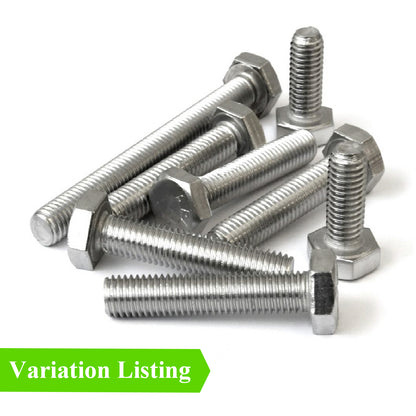 Set Screw Bolts M5 - M8  Threaded Hex Head<br>Menu Options