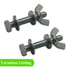 Set Screw Bolts M5 - M6 with Washers & Wing Nuts<br>Menu Options