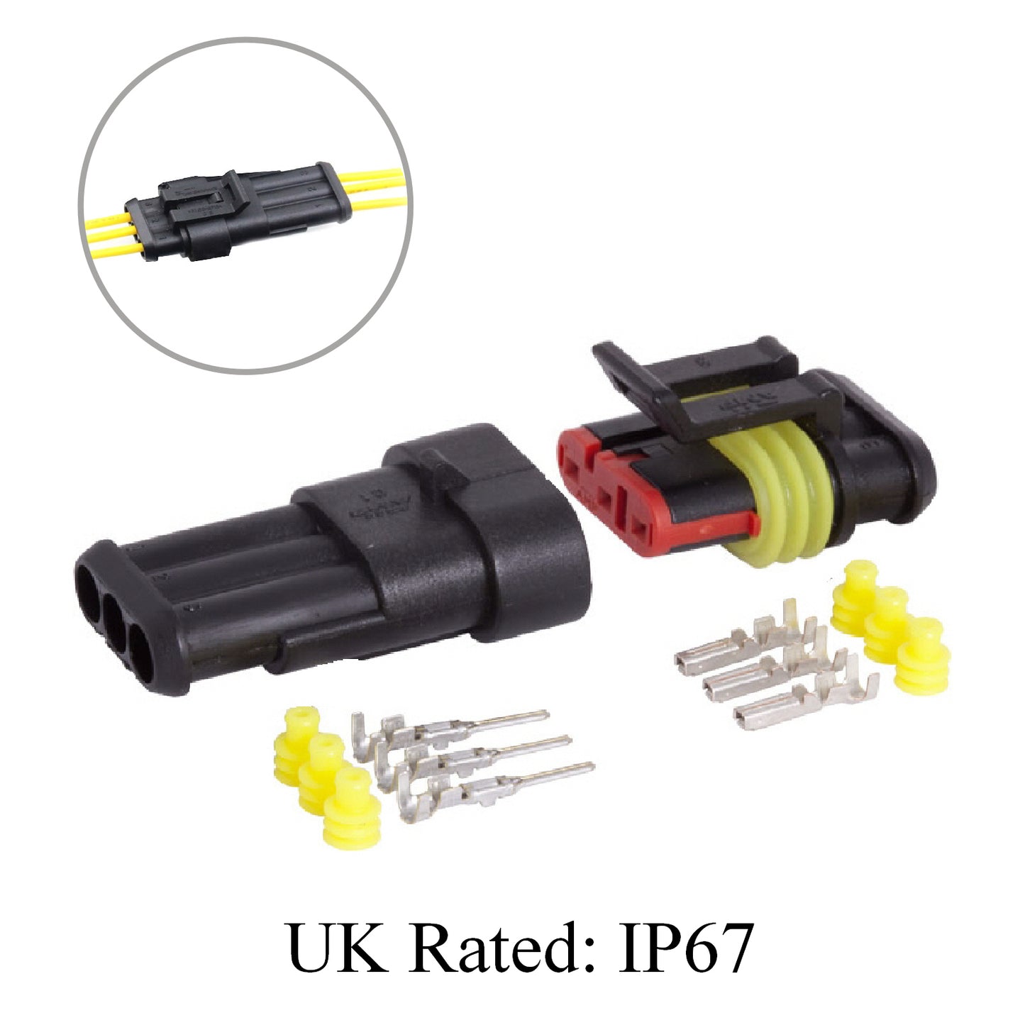 Waterproof Electrical Superseal Connectors Superseal UK Rating: IP67