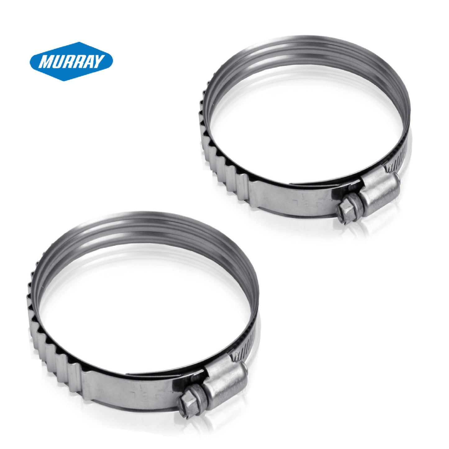 SFS 2.5" Blue Silicone Coupling Connector & Murray Clamps