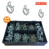 200 x Assorted Mikalor Double Wire Spring Clips<br><br>