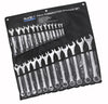 25 PCE Chrome Metric 6-32mm Combination Spanner Set, Including Carrying Pouch