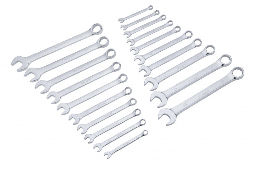32 PCE Metric & Imperial 1/4"-5/8" Assorted Spanner Set 6-19mm Inc Case