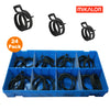 24 x Assorted Mikalor Heavy Duty Spring Band Clamps<br><br>