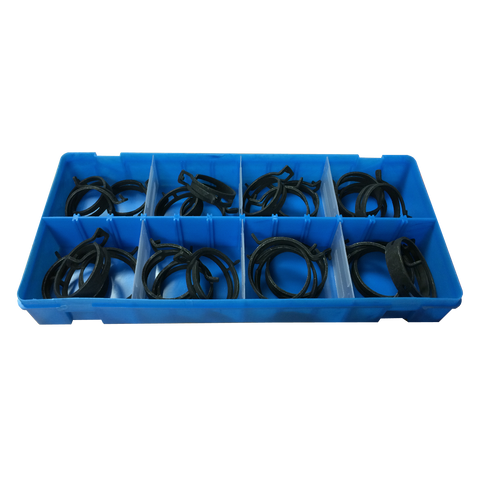 24 x Assorted Mikalor Heavy Duty Spring Band Clamps<br><br>
