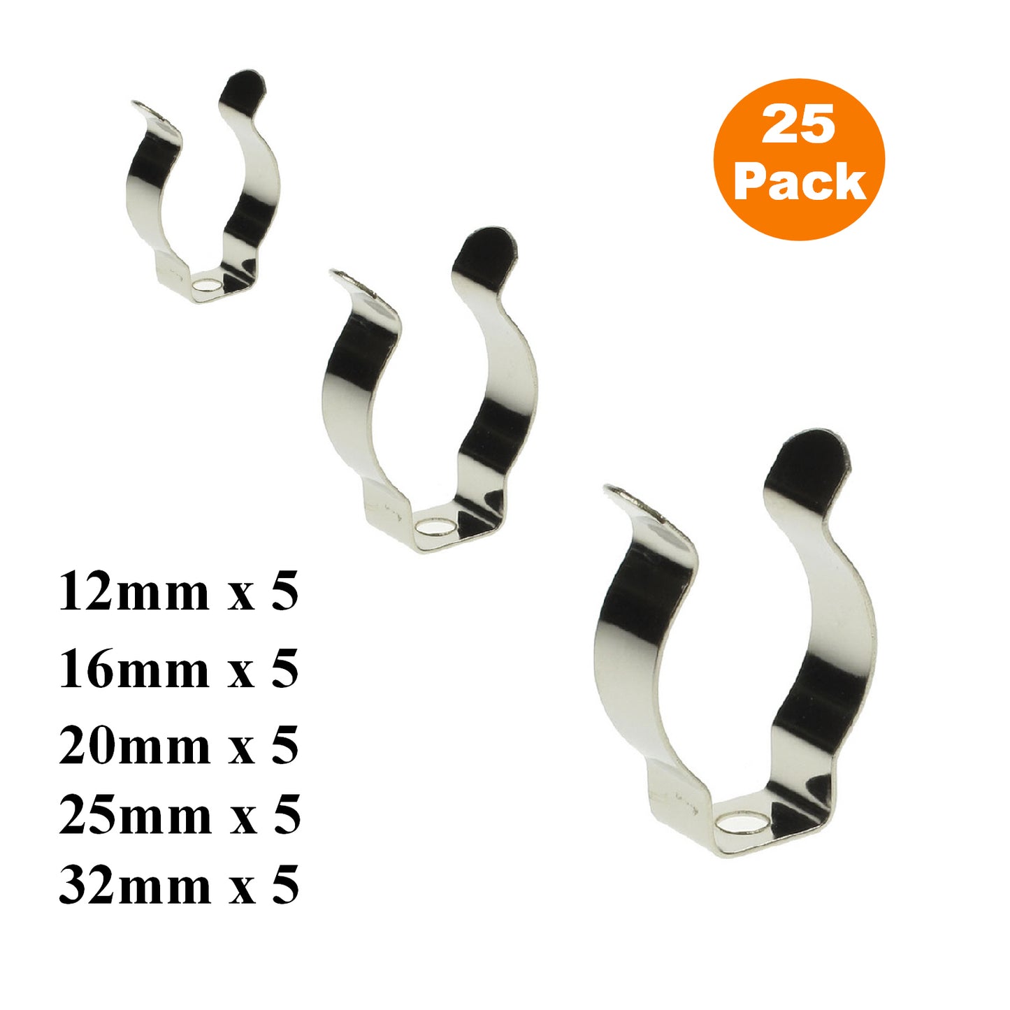 25 x Assorted Terry Tool Spring Clips<br><br>
