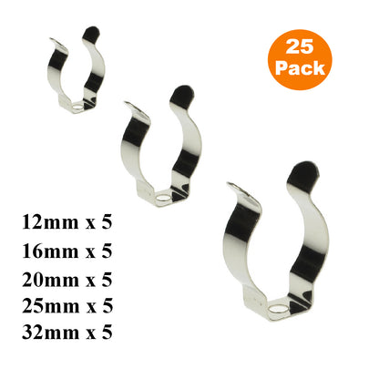 25 x Assorted Terry Tool Spring Clips<br><br>